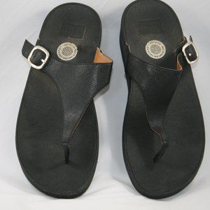 Black FitFlop Thongs Sz 9